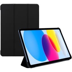 Mobiparts Tri Fold iPad 10 (2022) Hoes Bookcase - Zwart