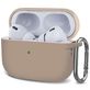Mobigear Classic Apple AirPods Pro 2 Hoesje Flexibel Siliconen - Sand Pink