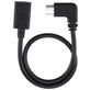 Mobigear 90 Degrees USB-C naar USB-C Verlengkabel 0.3 Meter - Zwart