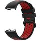 Mobigear Sport Plus Buckle Siliconen Fitbit Charge 3 Bandje Gespsluiting - Zwart / Rood