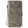 Mobigear Flowers Samsung Galaxy S10 Lite Hoesje Bookcase Portemonnee - Grijs