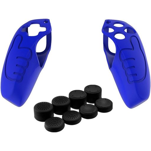 Mobigear Classic Dun Playstation 5 controller Hoesje Flexibel Siliconen - Blauw