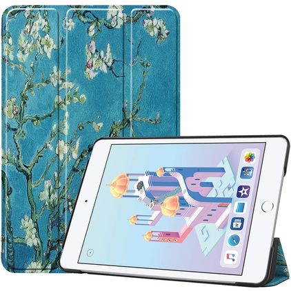 Mobigear Tri-Fold iPad Mini 5 (2019) Hoes Bookcase - Amandelbloesem
