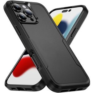 Mobigear Heavy Armor iPhone 16 Pro Max Hoesje Hardcase Backcover Shockproof - Zwart