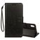 Mobigear Flowers iPhone XR Hoesje Bookcase Portemonnee - Zwart
