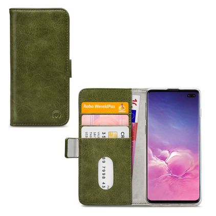 Mobilize Elite Gelly Samsung Galaxy S10 Plus Hoesje Bookcase - Groen