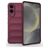 Mobigear Bumpy Samsung Galaxy S25 Edge Hoesje Flexibel TPU Backcover - Wine Red