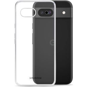 Mobilize Gelly Doorzichtig Google Pixel 8a Hoesje Flexibel TPU Backcover - Transparant