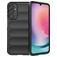Mobigear Bumpy Samsung Galaxy A24 Hoesje Flexibel TPU Backcover - Zwart