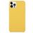 Mobigear Rubber Touch iPhone 15 Pro Siliconen Hoesje Backcover - Geel