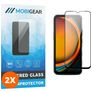 Mobigear Premium Samsung Galaxy Xcover 7 Glazen Screenprotector - Case Friendly - Zwart (2-Pack)