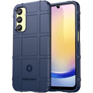 Mobigear Rugged Shield Samsung Galaxy A55 Hoesje Flexibel TPU Backcover Shockproof - Blauw