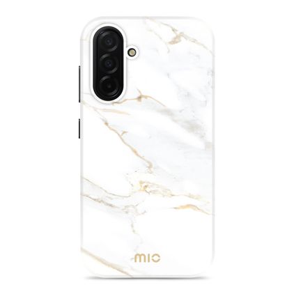 MIO Samsung Galaxy A27 MagSafe Hoesje Hardcase Backcover - White Marble