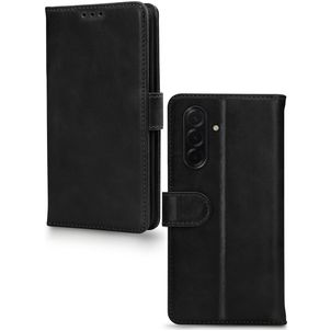 Mobilize Premium Gelly Samsung Galaxy A56 Hoesje Bookcase Portemonnee - Zwart