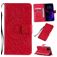 Mobigear Sunflower iPhone 11 Hoesje Bookcase Portemonnee - Rood