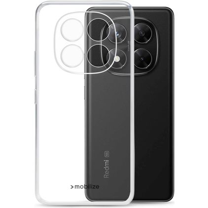 Mobilize Gelly Case Doorzichtig Xiaomi Redmi Note 14 Pro 5G Hoesje Flexibel TPU Backcover - Transparant