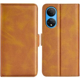 Mobigear Slim Magnet HONOR X7 Hoesje Bookcase Portemonnee - Cognac