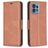 Mobigear Excellent Motorola Edge 40 Pro Hoesje Bookcase Portemonnee - Bruin