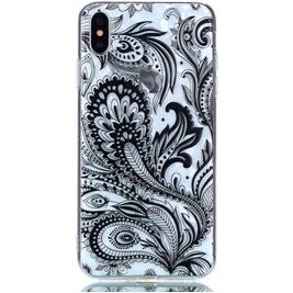 Mobigear Design iPhone XS Max Hoesje Flexibel TPU Backcover - Feniks Mobigear Design iPhone XS Max Hoesje Flexibel TPU Backcover - Feniks