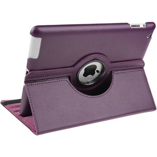Mobigear DuoStand iPad 4 (2012) Hoes Draaibare Bookcase - Paars