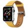 Mobigear Roma Leren Apple Watch Bandje Gespsluiting - 49/46/45/44 mm - Cognac