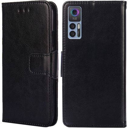 Mobigear Wallet TCL 30 Hoesje Bookcase Portemonnee - Zwart