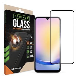 Striker Xtreme Impact Samsung Galaxy A25 5G Glazen Screenprotector - Case Friendly