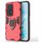 Mobigear Armor Ring HONOR 200 Lite Hoesje Hardcase Backcover Shockproof met Ringhouder - Rood
