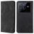 Mobigear Retro Slim Vivo X80 Pro Hoesje Bookcase Portemonnee - Zwart
