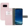Mobiparts Saffiano Wallet Samsung Galaxy S8 Hoesje Bookcase Portemonnee - Roze
