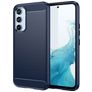 Mobigear Brushed Slim Samsung Galaxy A54 Hoesje Flexibel TPU Backcover - Blauw