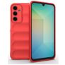 Mobigear Bumpy Samsung Galaxy A16 Hoesje Flexibel TPU Backcover - Rood