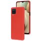 Mobiparts Samsung Galaxy A12 Siliconen Hoesje Backcover - Scarlet Red