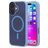 Mobiparts Hardcover iPhone 17 MagSafe Hoesje Hardcase Backcover - Satin Light Blue