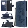 Mobigear Butterfly Samsung Galaxy S20 Plus Hoesje Bookcase Portemonnee - Blauw