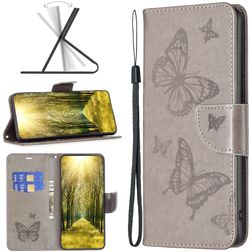 Mobigear Butterfly Nokia G21 Hoesje Bookcase Portemonnee - Grijs