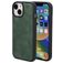 Mobiparts Classic iPhone 14 MagSafe Hoesje TPU,Kunstleer Backcover - Emerald Green