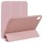 Mobigear Tri-Fold Gel iPad Mini 7 (2024) Hoes TPU,Kunstleer Bookcase - Roségoud