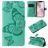 Mobigear Butterfly iPhone 17e Hoesje Bookcase Portemonnee - Groen