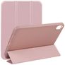 Mobigear Tri-Fold Gel iPad Mini 7 (2024) Hoes TPU,Kunstleer Bookcase - Roségoud