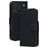 Mobiparts Wallet iPhone 17 Pro MagSafe Hoesje Echt Leer Bookcase Portemonnee - Zwart