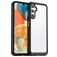 Mobigear Crystal Samsung Galaxy A54 Hoesje Hardcase Backcover - Transparant / Zwart