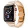 Mobigear Madrid Stalen Apple Watch Bandje Vouwsluiting - 42/41/40/38 mm - Roségoud