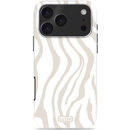 MIO iPhone 17 Pro MagSafe Hoesje Hardcase Backcover - Sandy Zebra