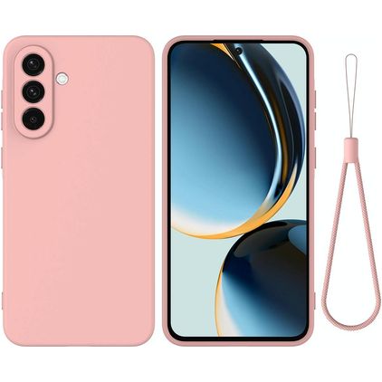 Mobigear Rubber Touch Samsung Galaxy S26 Plus Siliconen Hoesje Backcover - Roze