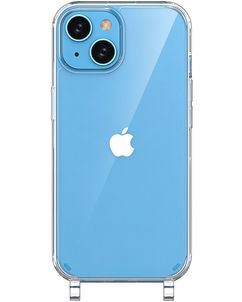 Mobigear Mix & Match Doorzichtig iPhone 15 Flexibel TPU Hoesje met koord - Transparant