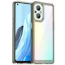 Mobigear Crystal OPPO Reno 7 Lite Hoesje Hardcase Backcover - Transparant / Grijs