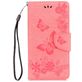 Mobigear Butterfly Motorola Moto G5 Plus Hoesje Bookcase Portemonnee - Roze