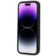 Mobiparts iPhone 14 Pro Siliconen MagSafe Hoesje Backcover - Zwart