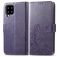 Mobigear Clover Samsung Galaxy A22 5G Hoesje Bookcase Portemonnee - Paars